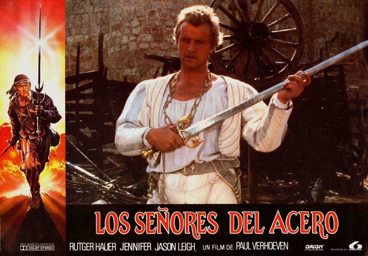 Jorge18994756's tweet photo. Hoy está de cumple #PaulVerhoeven que lo petó con estas cuatro películas. #LosSeñoresDelAcero (1985) #Robocop (1987) #DesafioTotal (1990) #StarshipTroopers (1997) https://t.co/bXBem0XlHG