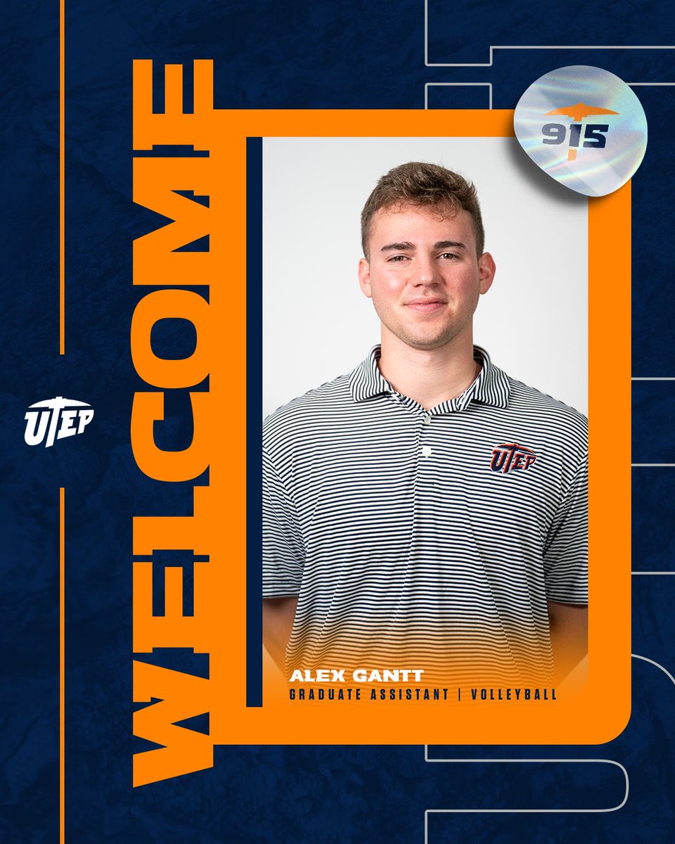 Excited to announce Alex Gantt as our graduate assistant coach! 🎉 Alex’s experience and leadership will be a tremendous asset to our team. Welcome to UTEP, Alex! 

#PicksUp 🤙 | bit.ly/3Wu12rJ
