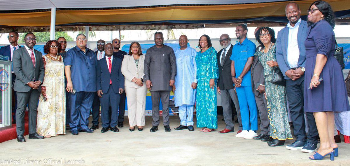 YAOJEANMARIUS's tweet photo. Excited to launch UNIPOD with Hon. Jeremiah Koung, VP of Liberia, @UNDPLiberia, University of Liberia, &amp; @icampuslib! This will complement Orange Digital Center and clubs, unlocking the full potential of Liberia’s youth. #FutureReady #YouthEmpowerment #Liberia https://t.co/0TZRB7fHkI