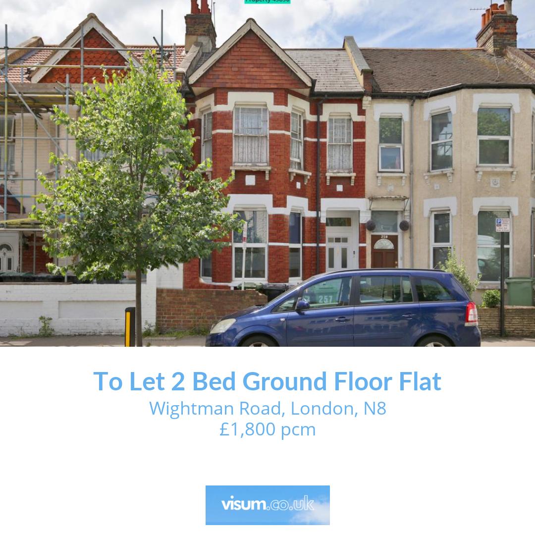 Wightman Road, London, N8

🛏 2 bed 
🛋 1 reception 
🚿 1 bath 

To Let 2 Bed Ground Floor Flat £1,800 pcm 

📲 Get in touch with our team today! 

📞01455 364911 
📧 onthemarket-enquiries@visum.co.uk