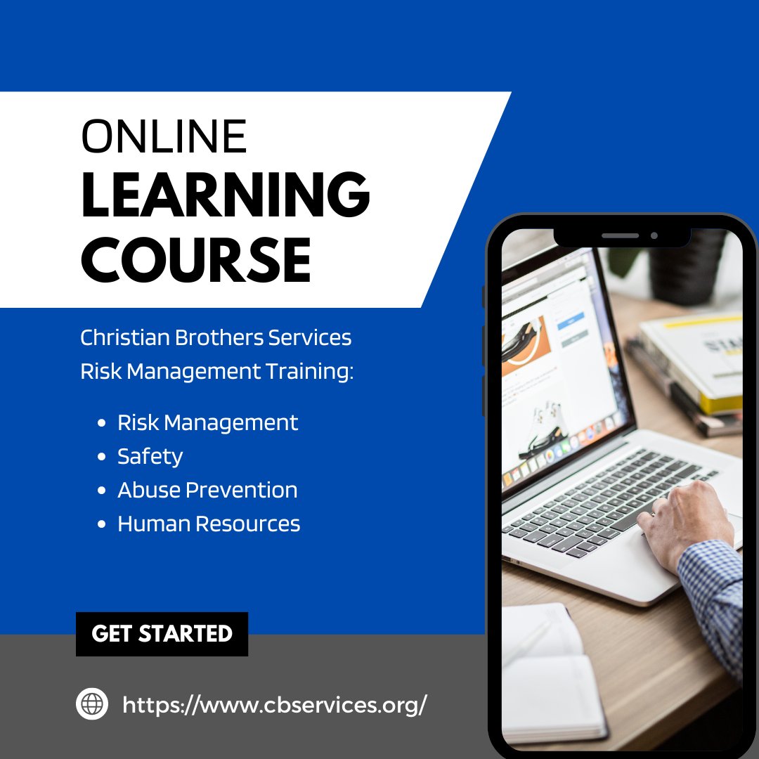 CBServices2's tweet photo. Christian Brothers Services offers free online training modules for Risk Pooling Trust members. Access over 90 courses on risk management, safety, and more. Enhance your skills and earn certificates of achievement. Learn more here https://t.co/Nij2xZeE5Q https://t.co/h42Tz8f8hK