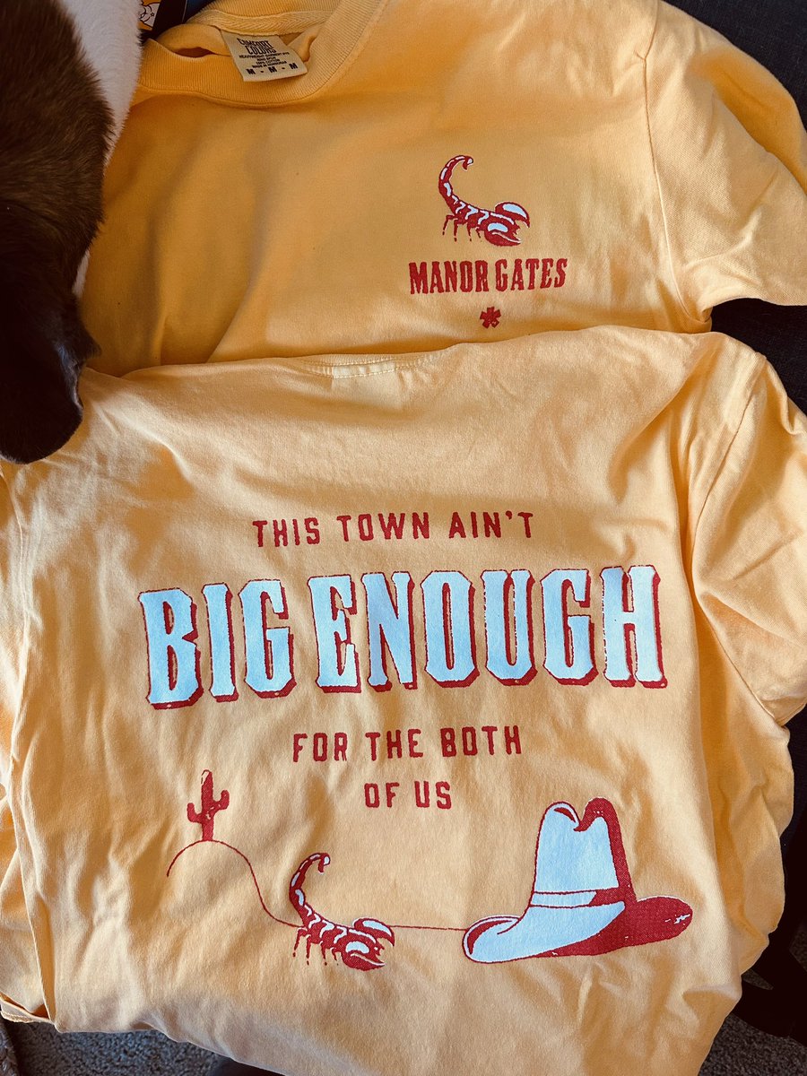 manorgatesmusic's tweet image. New summer merch arrived in the nick of time! Come get some this weekend in Cleveland, Cincy, and Indy with Bottom Bracket. 

“Yee-Haw” designed by @palettestaches 💋

Manny Gee Logo designed by @___c____s 🤘(on Snowcone Tye Dye 👀)