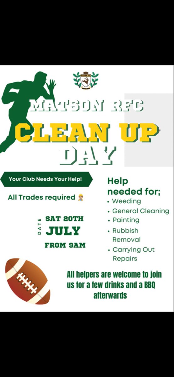 All help needed it is our club 💪⚫️⚪️