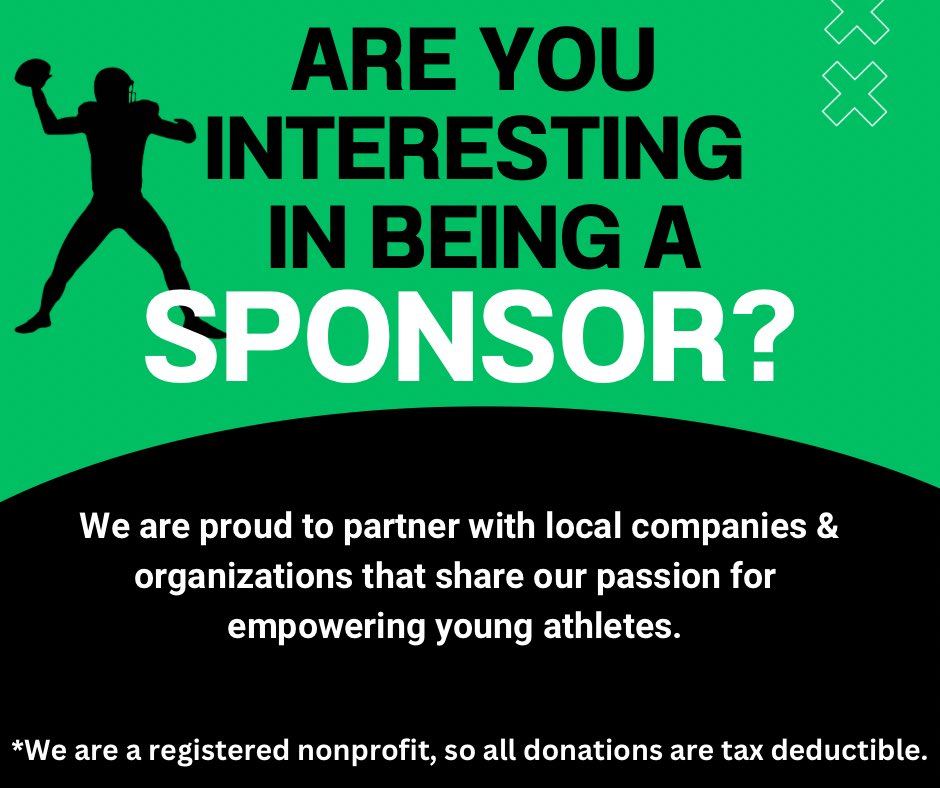 LafaWest's tweet photo. ⭐️ Join our mission to promote a strong culture of youth football and cheerleading in West Chester by becoming one of our valued sponsors. 

For more information please email shawn.futch@lafawc.com

Thank you to ALL of our sponsors!! 💚 https://t.co/tbaPmz9NdF