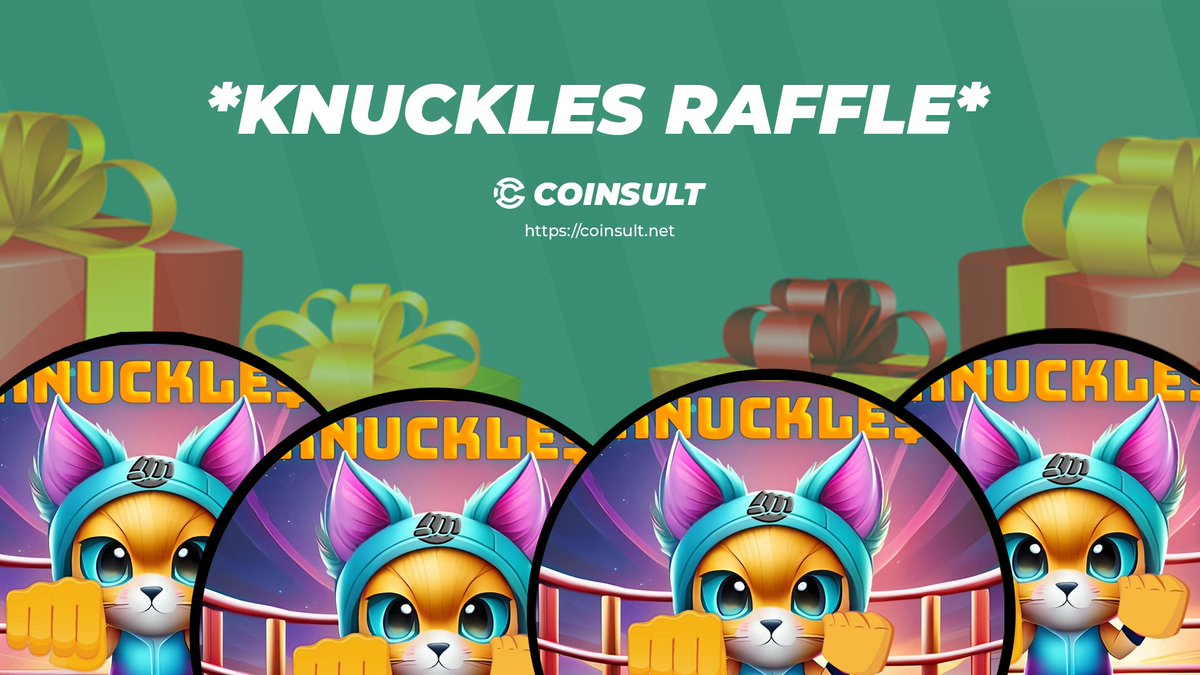 FREE MONEY being raffled off at KNUCKLE$!

🎁 TOTAL PRIZE: $175 (Knuckles Team Provide)

1⃣ Join their TG: t.me/Knuckles_Solana - click join on the pinned raffle!
2⃣ Like + RT this tweet

FREE TO ENTER!

That’s it! Get it while it’s HOT!

#free #crypto #raffle #sol