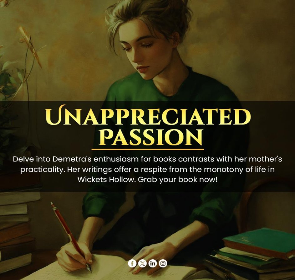 TiffanyBlaton's tweet photo. Unappreciated Passion

Delve into Demetra's enthusiasm for books contrasts with her mother's practicality. Her writings offer a respite from the monotony of life in Wickets Hollow.

Grab your book now! https://t.co/Ui9GavRoHA

#tiffanyblanton #ForcesReshapingThePlanet #Nighttime https://t.co/m3hhQXS3KE