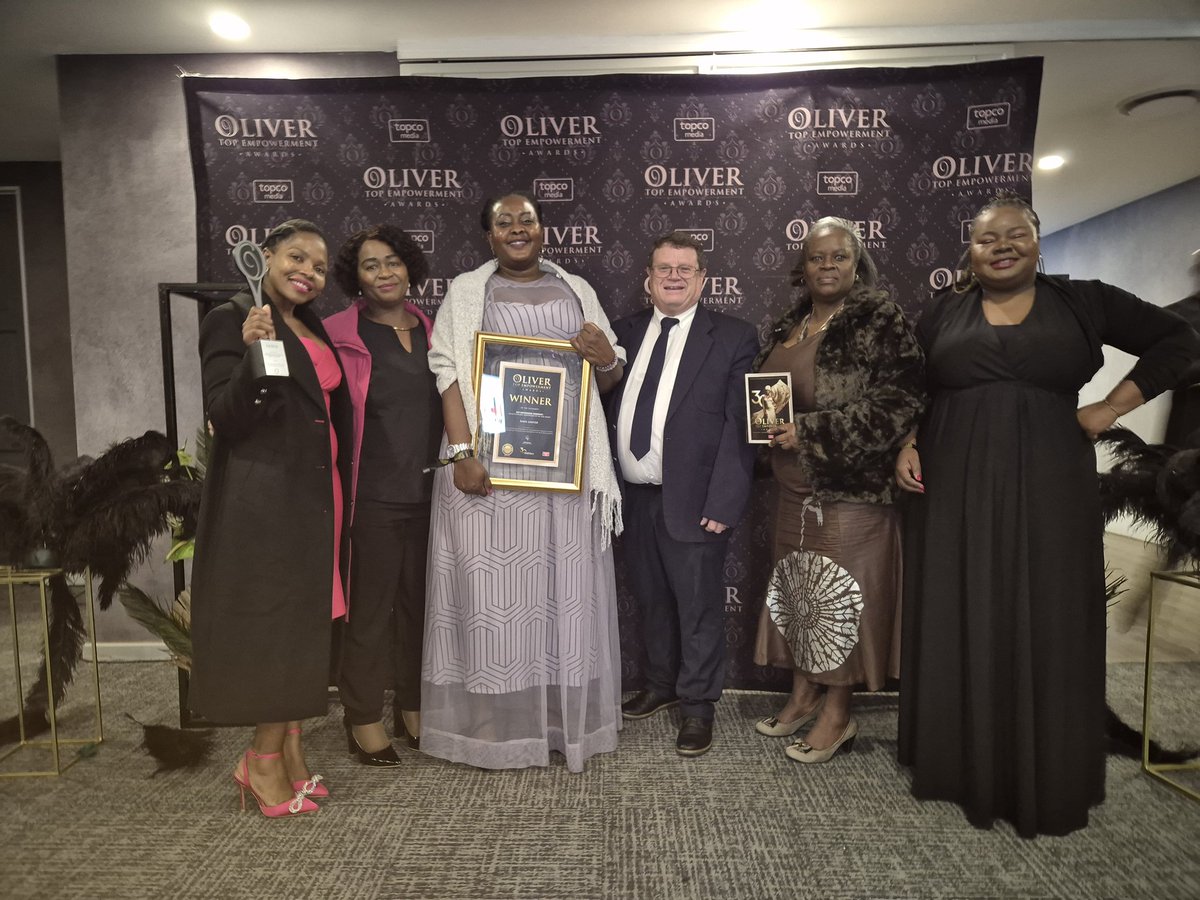 And...we did it again! I am so proud to lead this team, giants!!! <a href="/SasolSA/">Sasol</a> #topempowermentawards