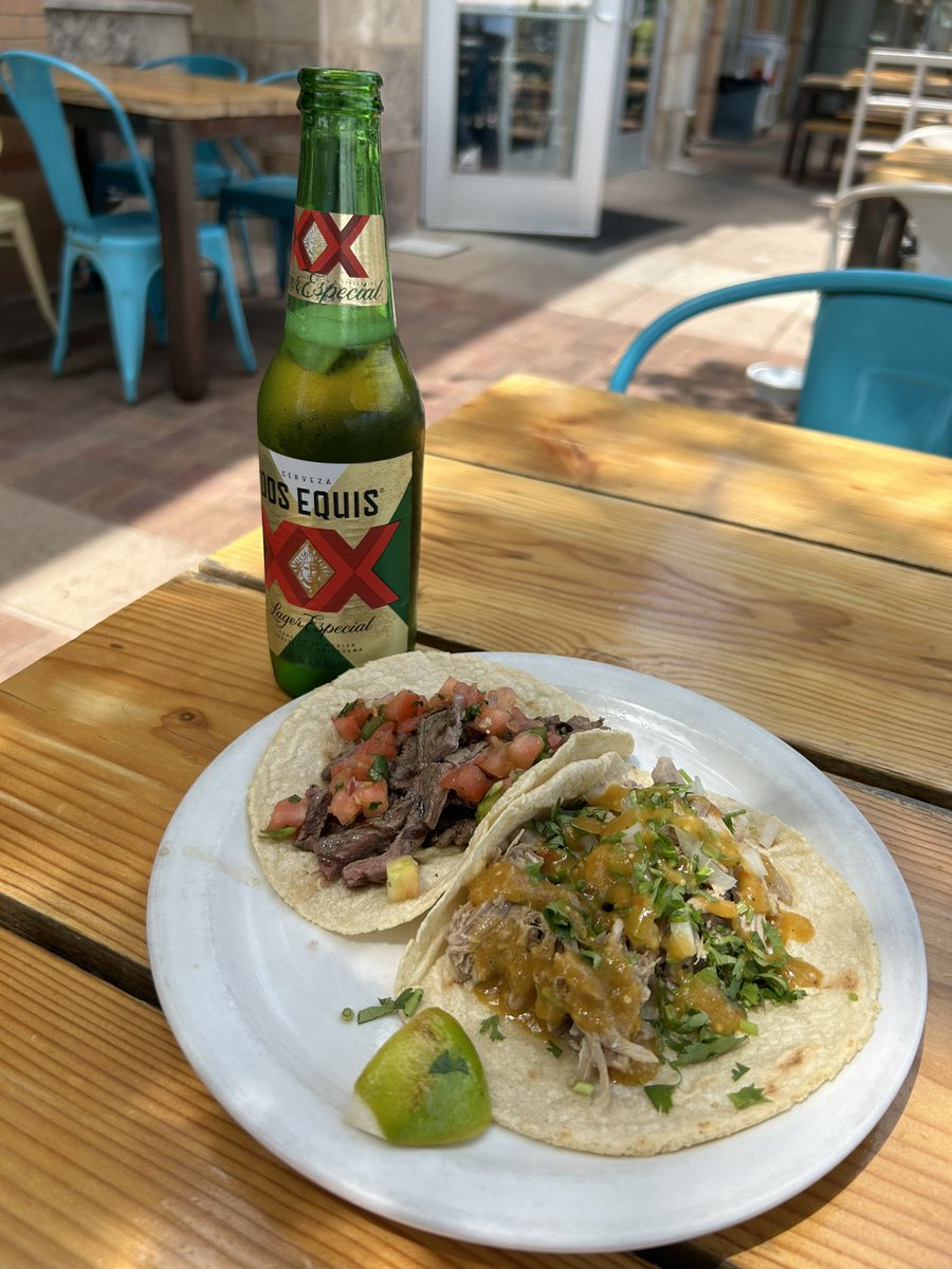 tlmcvay's tweet photo. 2pm tacos and a beer?  Why not?
#SummerOff https://t.co/e5a2qg4ukZ