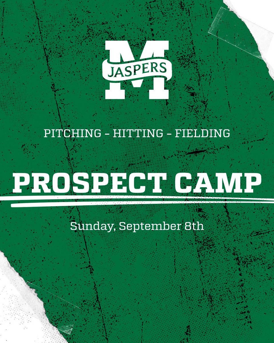 Announcing our September Prospect Camp - Open to recruiting classes 2025-2028! 

Great opportunity to work with current Manhattan Jaspers &amp; Coaches

manhattansoftball.totalcamps.com/shop/EVENT