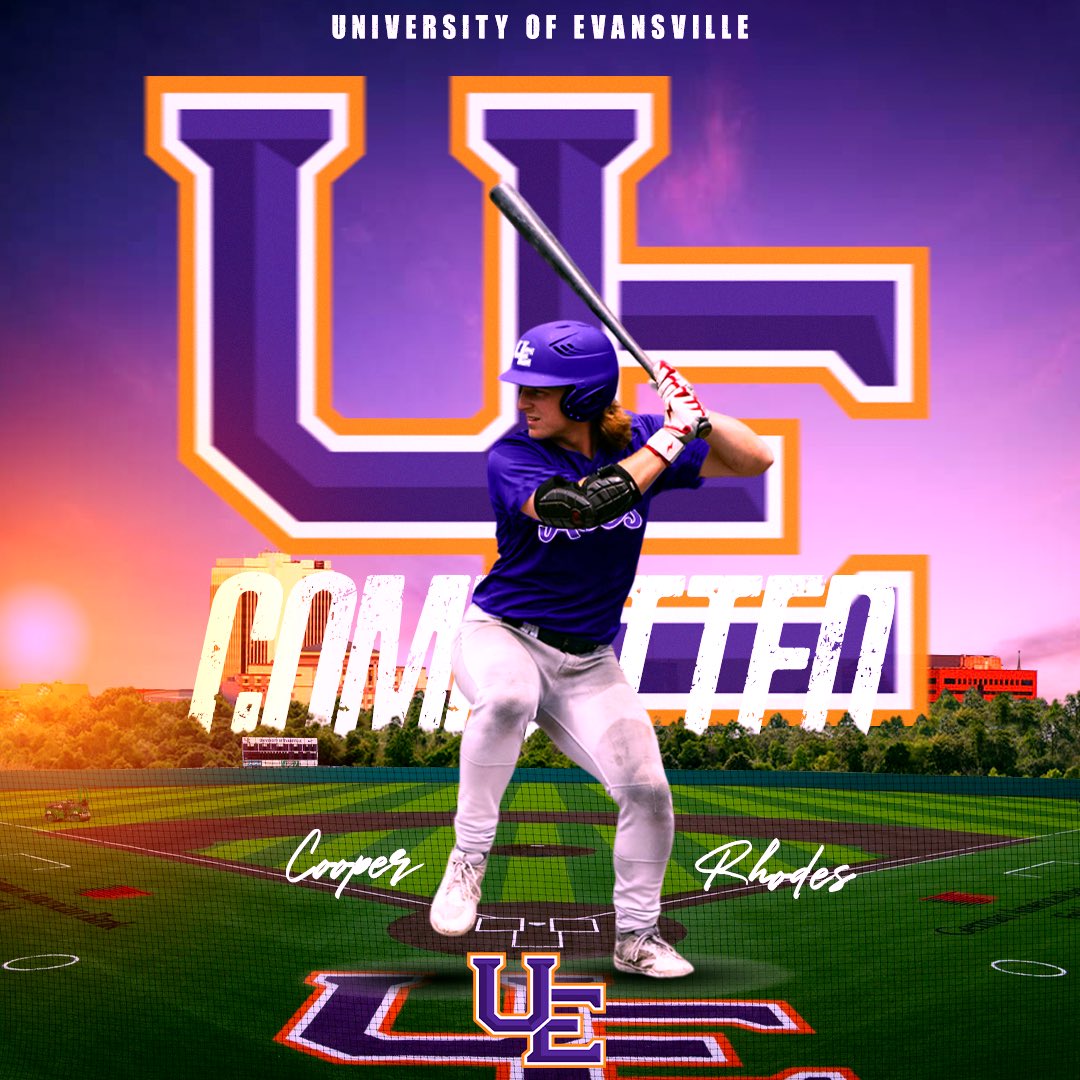CooperRhodes03's tweet image. I am excited to announce my commitment to the University of Evansville! I would like to thank God for putting me in this position, my friends and family for their support, and all of the coaches who have helped me. Go Aces! #GUAC 🥑 @UEAthleticsBASE @mwollenzin33 @wescarroll22