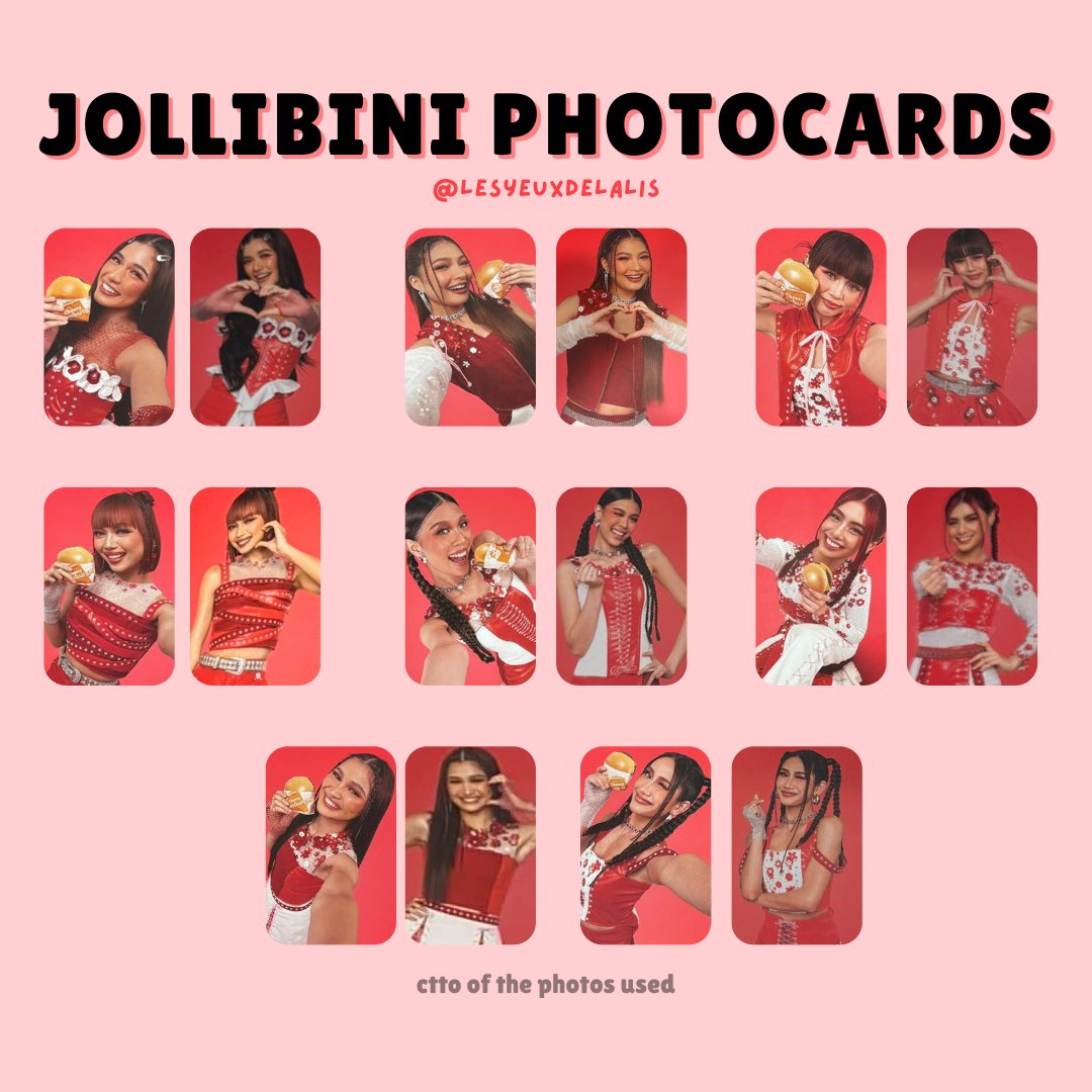 lesyeuxdelalis's tweet photo. JOLLIBINI PHOTOCARDS TEMPLATE 16/16 #BINI @BINI_ph https://t.co/qqXHWD4jsT