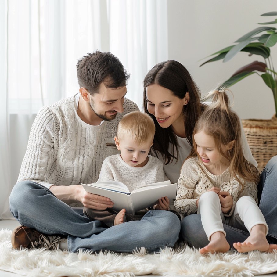 📚✨ What Happens When You Read Books to Kids? ✨
Boosts Language Development 🗣️
Encourages curiosity
Creates precious memories
Deepens emotional connection
Enhances Cognitive Skills 🧠
Improves focus and concentration
Encourages problem-solving abilities
Nurtures Empathy ❤️
📖✨