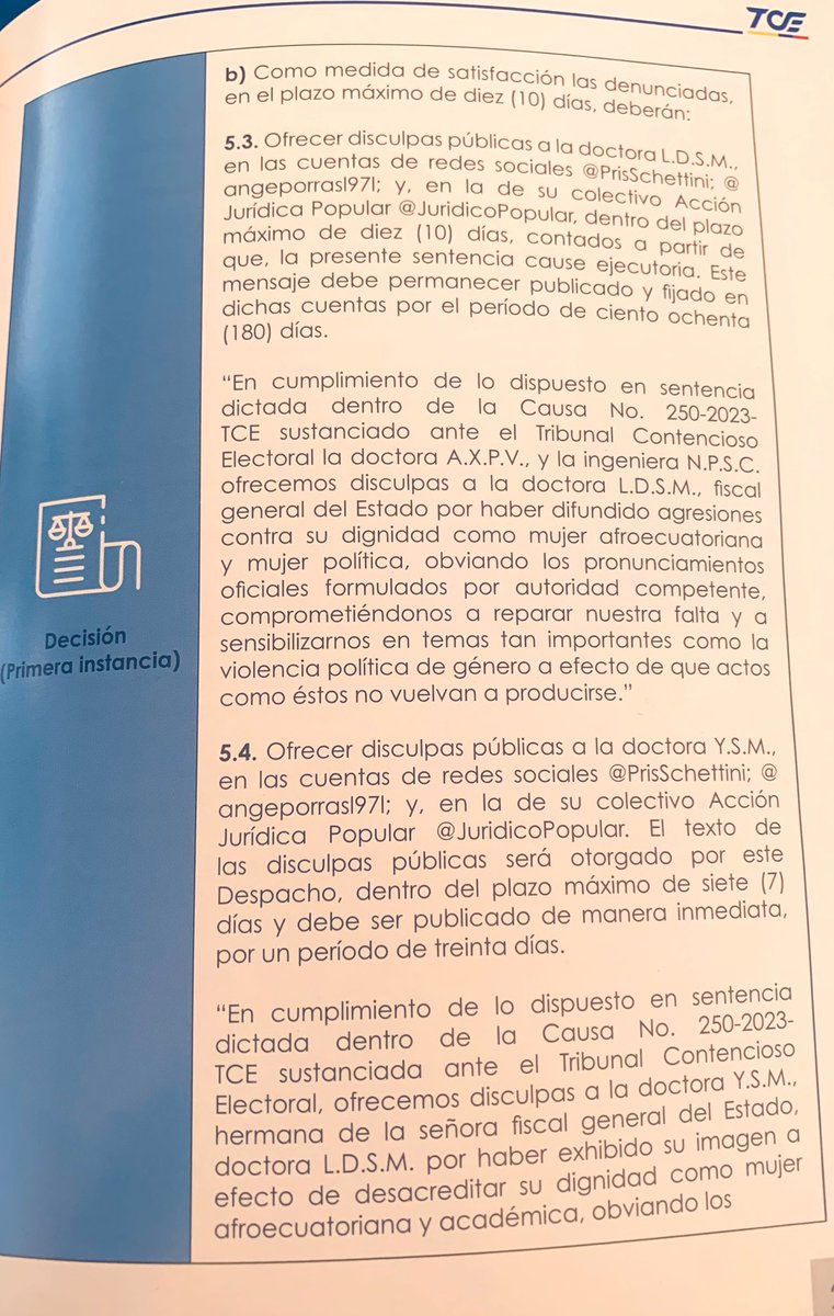 PrisSchettini's tweet photo. 🚨Cooperación Internacional da $$ para PERSEGUIR
@TCE_Ecuador USA FONDOS de: @PNUDEcuador,@UNIONEUROPEA,@MAECgob,@CooperacionESP para publicar la SENTENCIA ESPURIA x Violencia Política en nuestra contra,q NO ESTÁ EN FIRME y q fue x DENUNCIAR el #Pagio de la Fiscal #DianaSalazar https://t.co/utR1qSoVvs