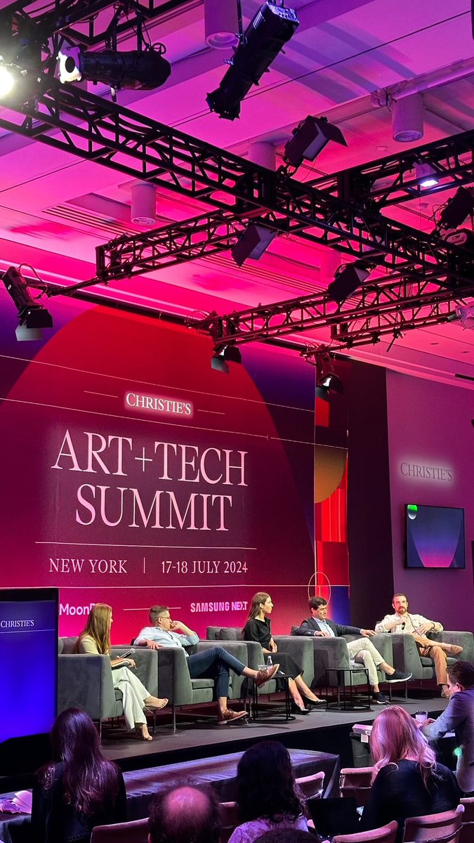 Wrapping up an incredible experience at the <a href="/ChristiesInc/">Christie's</a> Art + Tech Summit

A huge thanks to <a href="/devangt/">devangt</a> for his outstanding leadership in organizing this event

The quality of conversations and the caliber of guests were truly remarkable, making this summit the premier event in