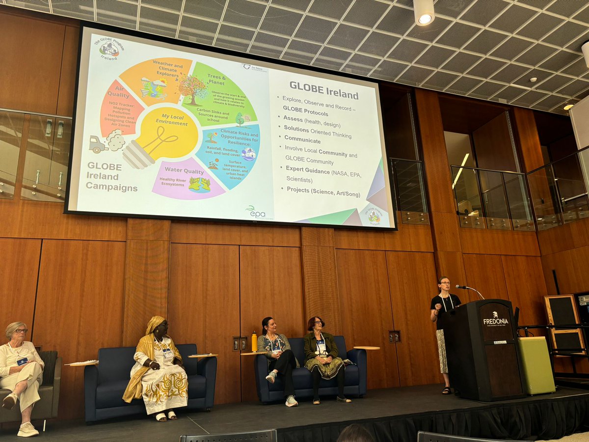 Aileen from GLOBE Ireland represented us today at the #globemeeting2024 in New York! She shared stories of our recent campaigns and plans for the future!  <a href="/GLOBEProgram/">The GLOBE Program</a>  <a href="/EPAIreland/">EPA Ireland</a>  <a href="/AnTaisce/">An Taisce</a>