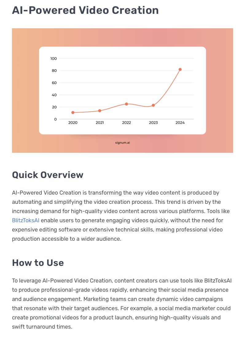SignumAI's tweet image. AI tools like BlitzToksAI by @doytsch make video production a breeze! Create high-quality videos quickly without fancy software or tech skills. Now anyone can be a pro video creator—no Hollywood budget needed! 🎬✨

Join Signum.AI for more insights!
