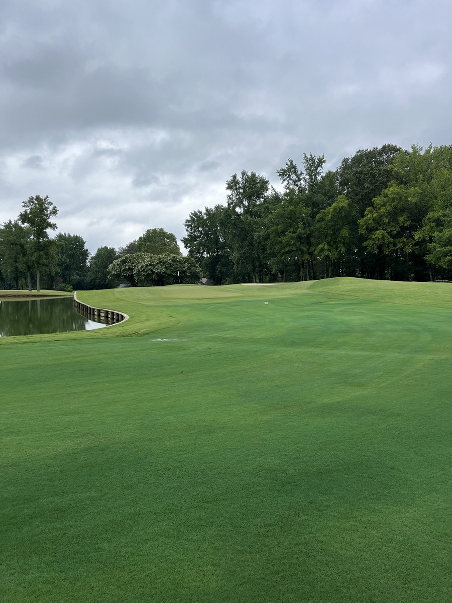 A little damp but 18 approach is plush!