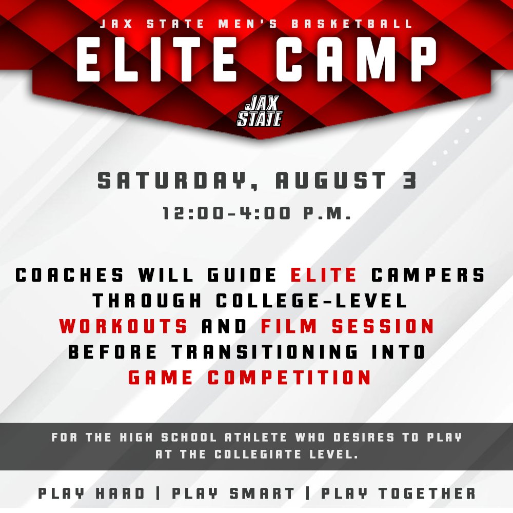 Limited spots available for Jax State's Elite Camp! Don't miss your chance to train at the next level with the Gamecocks! Registration info at the link below:
➡️ tinyurl.com/29wzuamb