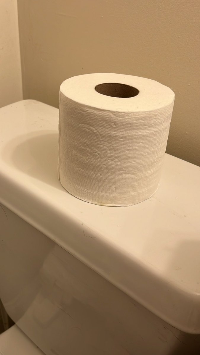 TheBeAManGuy's tweet photo. DON’T REPLACE THE
TOILET PAPER ON THE HOLDER.
JUST LEAVE THE NEW ROLL
ON THE TANK.
BE A MAN #ShitMove https://t.co/zeTzb90Gkd