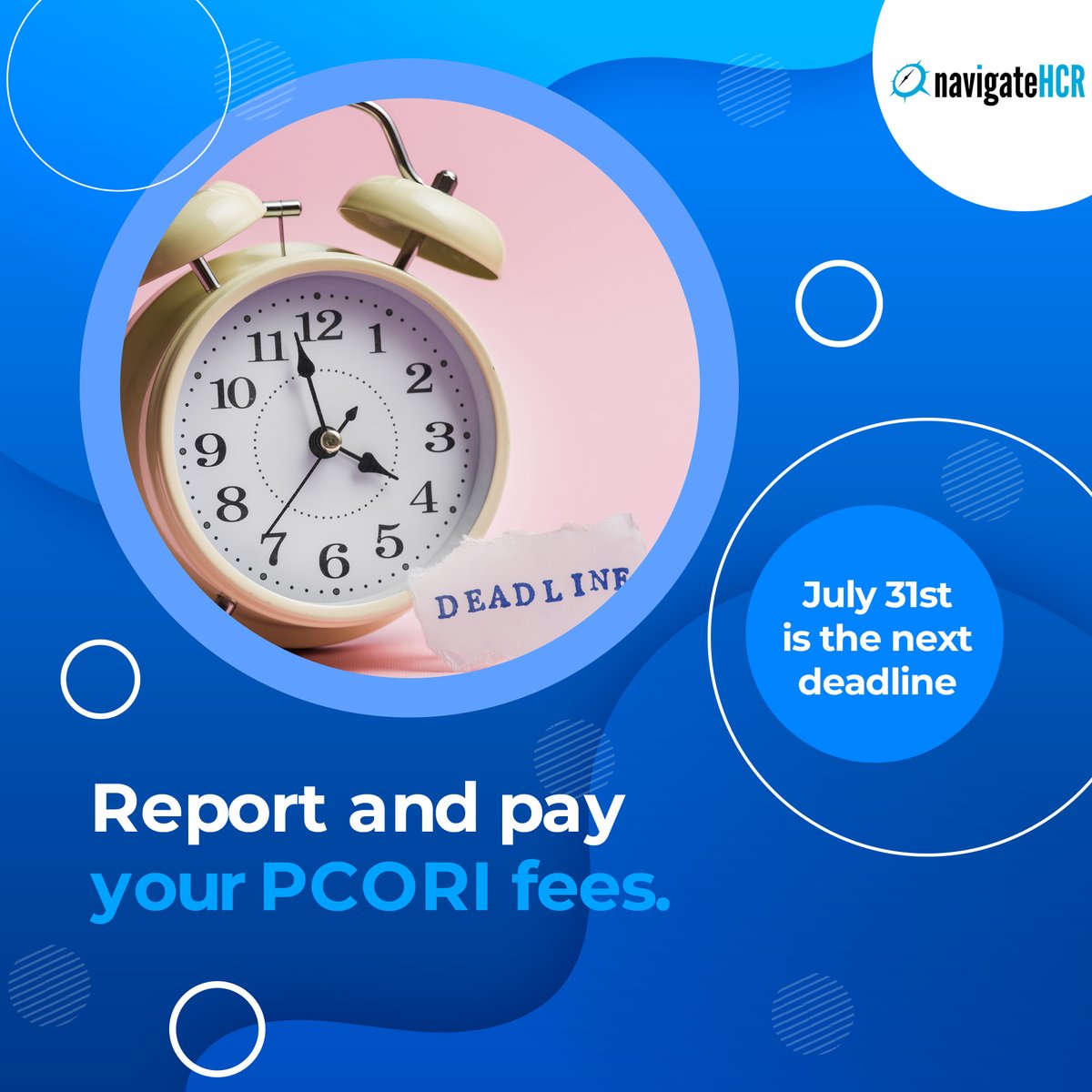NavigateHCR's tweet image. Attention self-insured health plans! Report and pay your PCORI fees by July 31, 2024. Use IRS Form 720 to fund the Patient-Centered Outcomes Research Institute. 

#PCORIFees #SelfInsured #NavigateHCR
