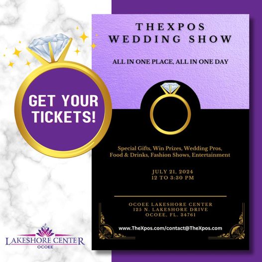 TheXposFlorida's tweet photo. Calling All Engaged Couples! Time is running out to get your Tickets for a day filled with Fun, Music, Entertainment, Prizes, Fashion, and Decor!   Get Your Tickets Now For TheXpos Wedding Expo &amp; Bridal Show on July 21st at the Ocoee Lakeshore Center.

https://t.co/ALvVLD2Q8L https://t.co/K79FBGaf8K