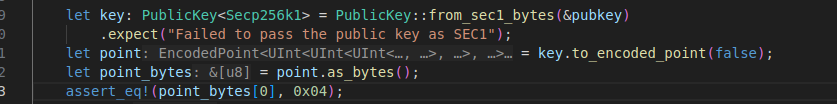 stevekimoi's tweet photo. When it comes to Chain Fusion on ICP, the canister has to be compatible with the blockchain network it's interacting with 

So you might be curious, how are Ethereum addresses generated from an ICP Canister 🤔? 

Let’s see how 👇

The first step is to obtain an ECDSA public key associated with your canister, which is done by calling the “ecdsa_public_key” method from the management canister

Once you’ve gotten the public key, you convert it to a Secp256k1 format, you then get the encoded point of the public key in uncompressed format and convert the encoded point to a byte array

The next step is to compute the Keccak-256 hash of the public bytes, then convert the last 20 bytes of the hash to an Ethereum address

Once the address has been converted, you then convert it as a checksum address using the to_checksum function

And finally, this is how the whole function looks like

And that is just a small section of the multichain interoperability of ICP. 

Generating these Ethereum addresses bridges the gap between the two blockchain ecosystems which opens up room for a wide range of possibilities

Interesting right?