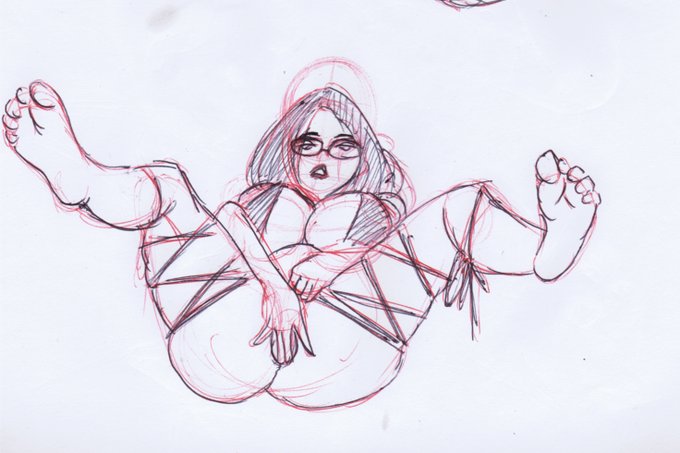 For August 4th we have 2 drawings of @JessieMinx I should do a new one of her since it's been years!<a class="tags" href="/tag/jessieminx">@jessieminx</a>