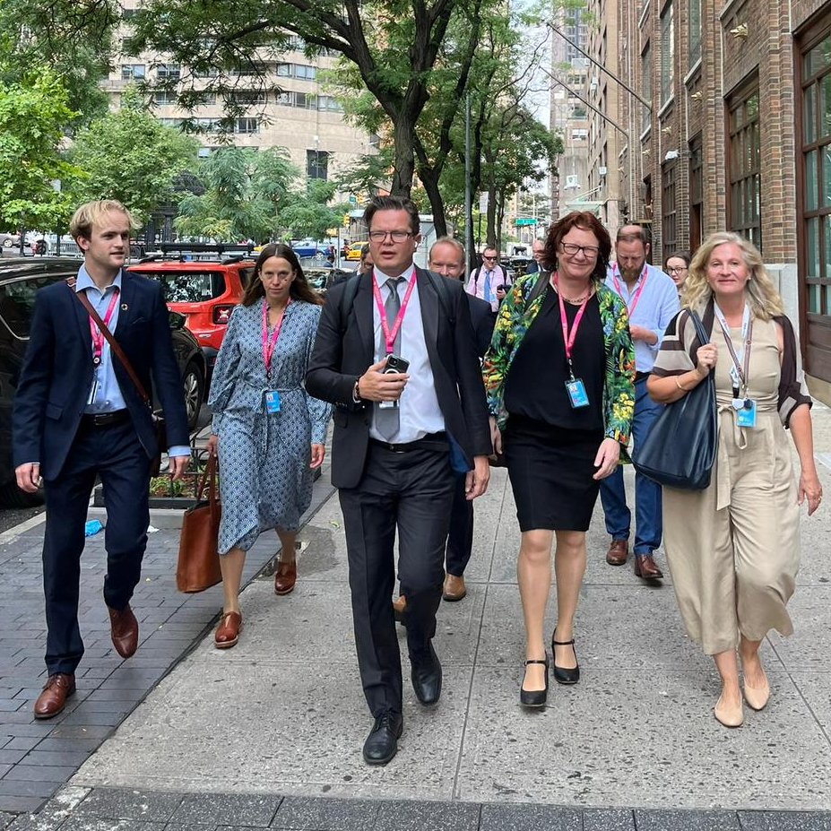 🇳🇴’s Vice Minister of Int Dev @BjoergSandkjaer has just left NYC after a successful #HLPF 
It is now time to look ahead to the #SummitOfTheFuture and the #FinancingForDevelopment2025 – to ensure deliberations that benefit us all.
National statement: norway.no/en/missions/un…