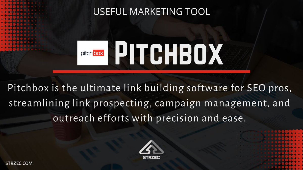 StrzecDigital's tweet image. USEFUL MARKETING TOOL SERIES - #43 Pitchbox - Link Building Software  

pitchbox.com 

Tell us what marketing tools do you use in your business?  

#linkbuildingsoftware #backlinkchecker #linkbuilding #SEOtool #markertingtool #usefulmarketingtoolseries #strzecdigital