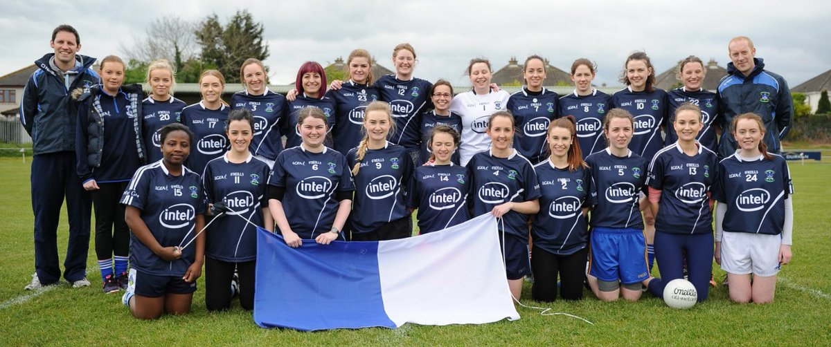 Intel_IRL's tweet photo. #TBT to the first LGFA Interfirms Blitz!

The @LadiesFootball is celebrating its 50th anniversary today! 🏐 In 2017, we partnered with LGFA to launch the modern-day Interfirms blitz. The inaugural game saw Intel face off against @AIBIreland ⚡
 #LGFA50 https://t.co/EFWDGh5BgG