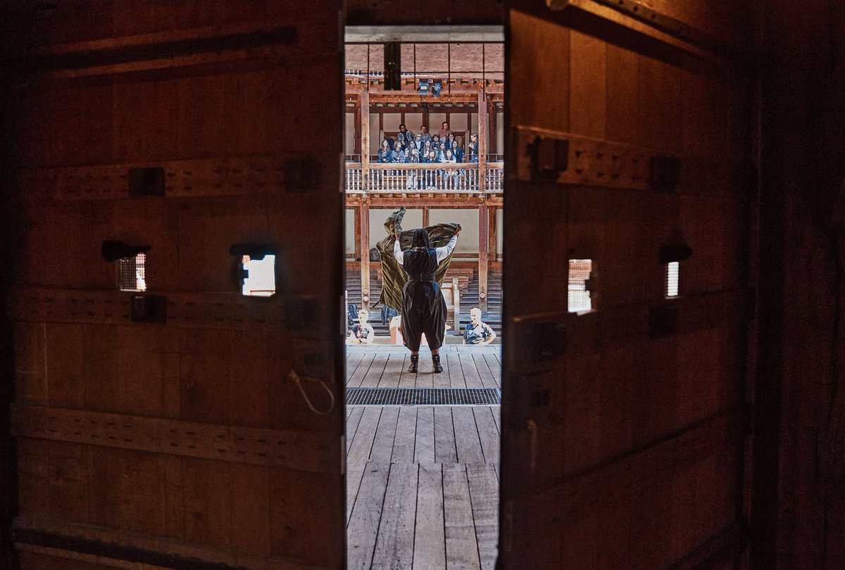 The_Globe's tweet photo. POV: You're backstage in the Globe Theatre, waiting to go on 👀 https://t.co/PmCJOuNiFz