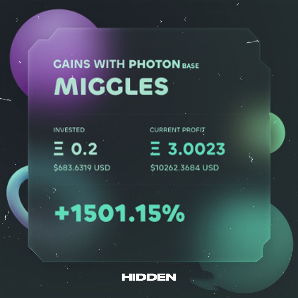 hiddensociety's tweet photo. $MIGGLES | $1,000,000 -> $45,000,000

Frontrunning the market with expert staff in charge of leading the takeover 🫂 

$100,000+ in member profits; just another day in Hidden with thousands made 💚 

Ready to learn our Hidden advantage? 🤫 
https://t.co/6fl0gYDX9W https://t.co/cVLfA4LGgR