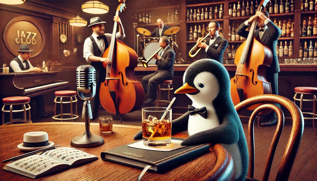 jazzportatil's tweet photo. Amanece jueves. Damas y Caballeros la cita es a las 8PM por @HorizonteJazz 107.9FM con @Erik_Montenegro Música exageradamente buena #Jazz 
Sesión C-20 del Pingüino 🐧 https://t.co/KmbraBJyBO