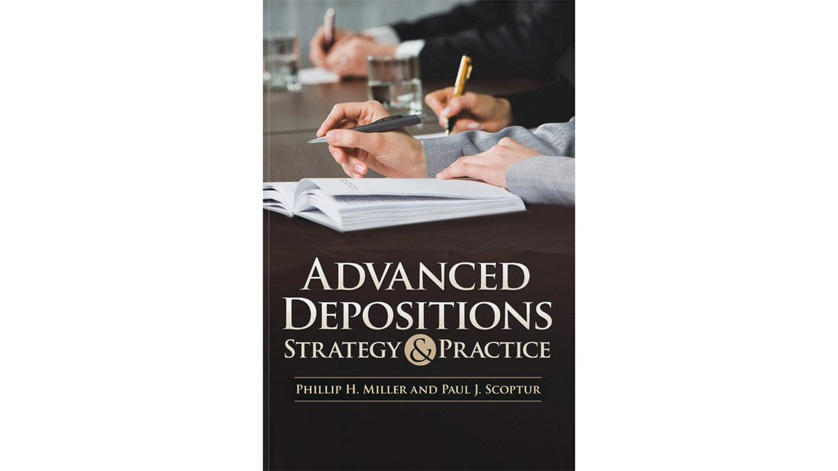 TrialGuides's tweet photo. BACK IN STOCK: Advanced Depositions Strategy and Practice
Get Your Copy Today: https://t.co/gcMZsLj2eJ

#trialguides #legaleducation #legalknowledge #advocacy #personalinjury #depositions #trialguidesauthors https://t.co/iMVoGKw0PD