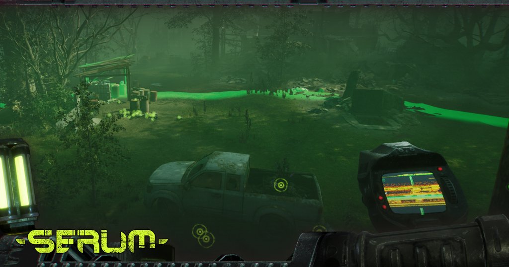 I’m making good use of a handheld scanner which allows me to locate items rich in serum when exploring. Time is a commodity I need to save! 

#serumgame #survivalgames #indiegames #pcgames