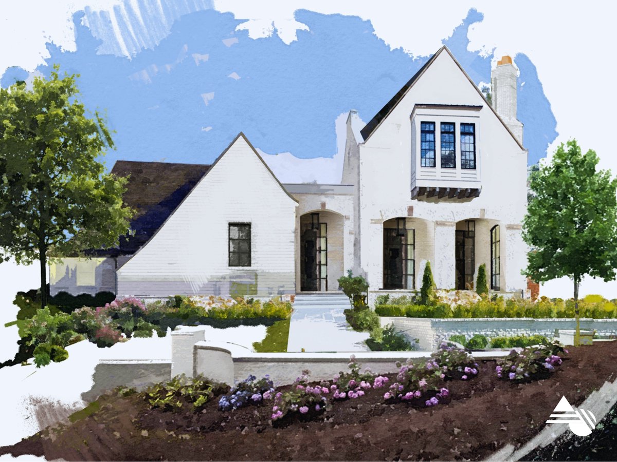 AODesign's tweet photo. This rendering of the Acadia Village House exterior beautifully captures the first impression this home will make. Imagine yourself pulling up to this impressive facade!

Contact Architectural Overflow to explore the complete home design. ➡️  https://t.co/Fv5eVis3xE
.
. 
#arc... https://t.co/AXlgNi0rjq