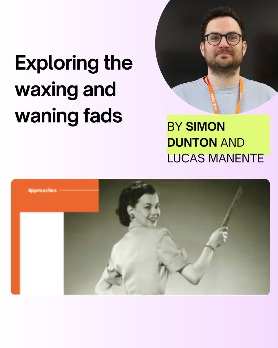 2 interesting articles in Modern English Teacher from our teachers Simon Dunton &amp; Mark Smith.

Simon explores the fads &amp; trends in English teaching as Mark looks at the emergence of ChatGPT.

A must-read for teachers. Check Pavillion Publish.

#MyWSE #ELT #UKELT #TeachingEnglish