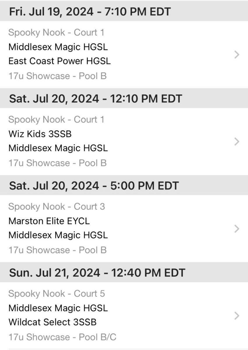 Here is my game schedule for the Hoop Group Summer Finale!!! <a href="/L_Pap21/">Coach P.</a> <a href="/CoachMac9450/">Cory McClure</a> <a href="/HoopGroupEamonn/">Eamonn Mahar</a>