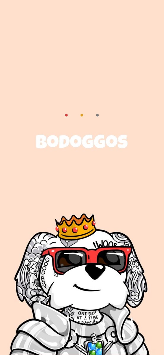 This absolute legend <a href="/LogVfx/">logvfx.sol</a> just made me the most bangin' <a href="/BoDoggosNFT/">The Bitcoin Show (holding BoDoggosNFT Handle)</a>  background for my IPhone. 

Go give them a follow right now 👑