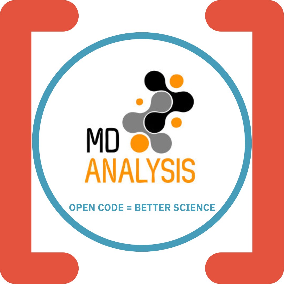 MDAnalysis partnered with the Molecular Sciences Software Institute (MolSSI) to offer a free, hybrid workshop titled Moving from User to Developer: Analyzing Molecular Simulations and Building New Tools. All workshop materials are publicly available here: hubs.la/Q02GNt5r0