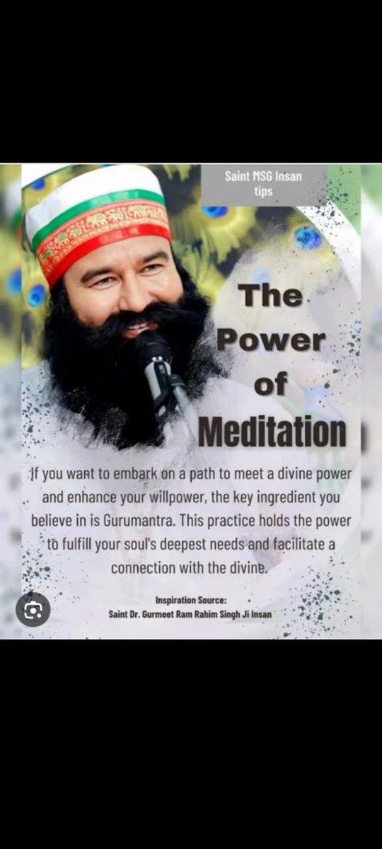 MInsan3864's tweet photo. Ram Rahim जी बताते है की अगर आप नियमित रूप से राम के नाम का जाप करें तो हर मुश्किल से आप आजाद हो सकते है।
#RamRahim
#GurmeetRamRahimSingh
#LifeChangingTips
#SuccessMantra
#KeyToAchievement
#PowerOfMeditation
#WinALosingBattle
#OvercomeAnyChallenge https://t.co/u8hsvvwpq8