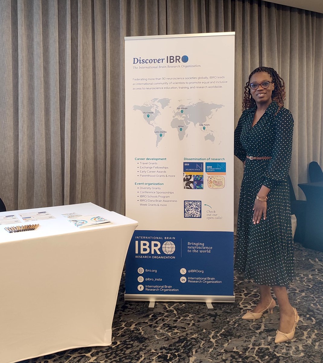 IBRO - International Brain Research Organization (@ibroorg) on Twitter photo Connect with IBRO at the SANS Symposium 2024, from 18-20 July, in Durban, South Africa! 🇿🇦
Pass by IBRO's booth to meet the ARC members and learn more about IBRO's activities! 🤩
<a href="/SANeuroSoc/">SANS</a> <a href="/rachaeldangare1/">DrRachaelDee</a> <a href="/ElfarrashSara/">Sara Elfarrash</a> <a href="/ElKadmiri5/">El Kadmiri Nadia</a> <a href="/Tom_DAT/">Tom Tagoe</a> <a href="/Deleyele/">Victor Owoyele</a> <a href="/TemkouGwladys/">Gwladys T. Ngoupaye</a> <a href="/Olamzz1/">Olamide Adebiyi DVM, PhD</a> Connect with IBRO at the SANS Symposium 2024, from 18-20 July, in Durban, South Africa! 🇿🇦
Pass by IBRO's booth to meet the ARC members and learn more about IBRO's activities! 🤩
<a href="/SANeuroSoc/">SANS</a> <a href="/rachaeldangare1/">DrRachaelDee</a> <a href="/ElfarrashSara/">Sara Elfarrash</a> <a href="/ElKadmiri5/">El Kadmiri Nadia</a> <a href="/Tom_DAT/">Tom Tagoe</a> <a href="/Deleyele/">Victor Owoyele</a> <a href="/TemkouGwladys/">Gwladys T. Ngoupaye</a> <a href="/Olamzz1/">Olamide Adebiyi DVM, PhD</a>
