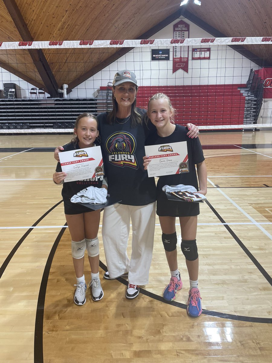 Columbus Fury (@columbusfury) on Twitter photo Thanks <a href="/OWUVolleyball/">Ohio Wesleyan Volleyball</a> and Head Coach, Kirsta Solberg Cobb for having us!
Community Ambassador, Audrey Flaugh, enjoyed stopping by & awarding a few deserving campers!
For more info regarding camp appearances, click here: shorturl.at/5oBJP
#ColumbusFury #UnleashTheFury Thanks <a href="/OWUVolleyball/">Ohio Wesleyan Volleyball</a> and Head Coach, Kirsta Solberg Cobb for having us!
Community Ambassador, Audrey Flaugh, enjoyed stopping by & awarding a few deserving campers!
For more info regarding camp appearances, click here: shorturl.at/5oBJP
#ColumbusFury #UnleashTheFury