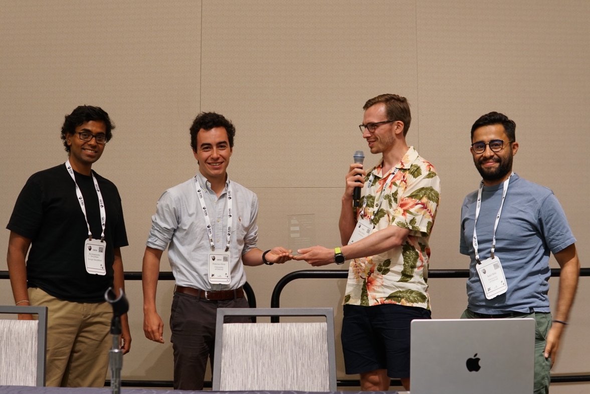 fgirbal's tweet image. After winning an Outstanding Paper Award at the 2nd Workshop of Formal Verification for ML at #icml2023 (📷 🥂), I am excited to present our work &quot;Efficient Error Certification for Physics-Informed Neural Networks&quot; as a poster at #icml2024!

🔗 Paper: arxiv.org/abs/2305.10157