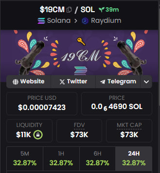 19cm_sol's tweet photo. Dex updated

$19CM

CA:4rRmBXoaWRtHH2NnfjR766qtaQ8bx7EdVRzP4a6Xqwtq

https://t.co/tKpop58xTt https://t.co/e3EdONmtEn