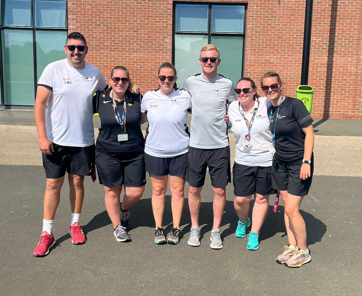 Sports day?

Completed it mate!

A brilliant day for all staff and students! 

Results to be announced in assembly tomorrow 👀

#TeamNB
#InspiredBySport

🔵🟠🔴