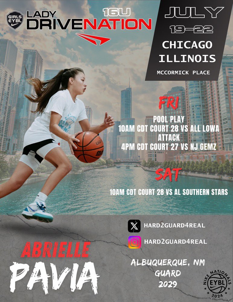 hard2guard4real's tweet image. Last stop for the summer @NikeGirlsEYBL Nationals!
nikegirlseybl.com/live-stream