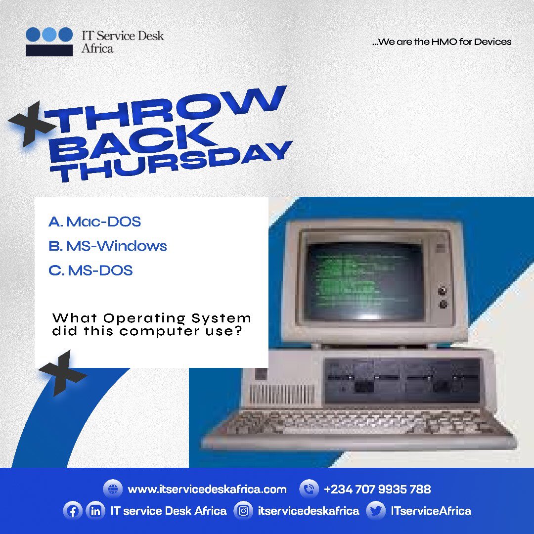 ITServiceAfrica's tweet photo. We hope you’ve learnt a new thing about the evolution of the computer in your hand today! 

#ThrowbackThursday #EvolutionOfComputers #ITSACares #DHMShelps https://t.co/NVGzRyd02T