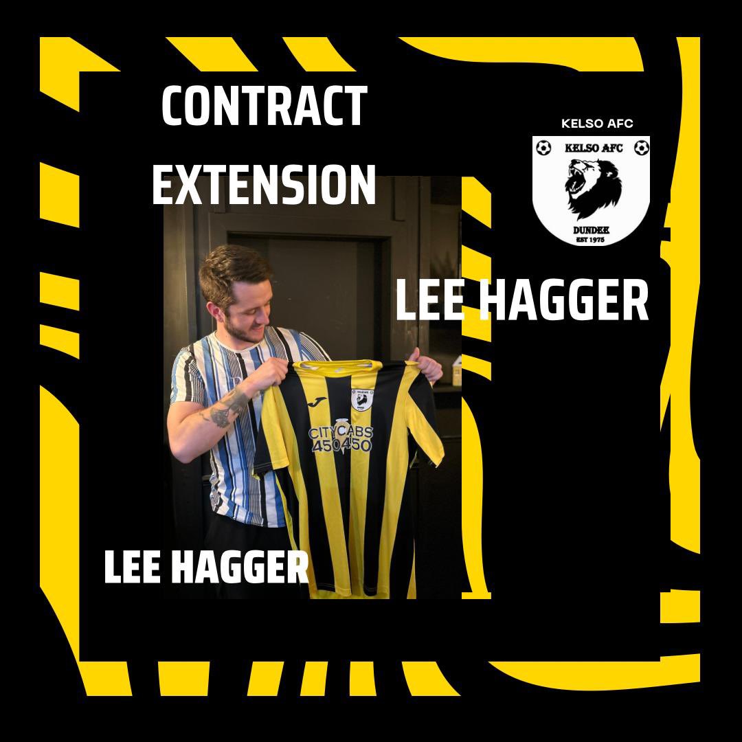 🚨✍️

Signing number 2 of the day

<a href="/LeeHagger1/">Lee Hagger</a> has put pen to paper for another year at the Kelso. Lee impressed the manager last year enough to be rewarded with “managers player of the year” and we are delighted he is staying.