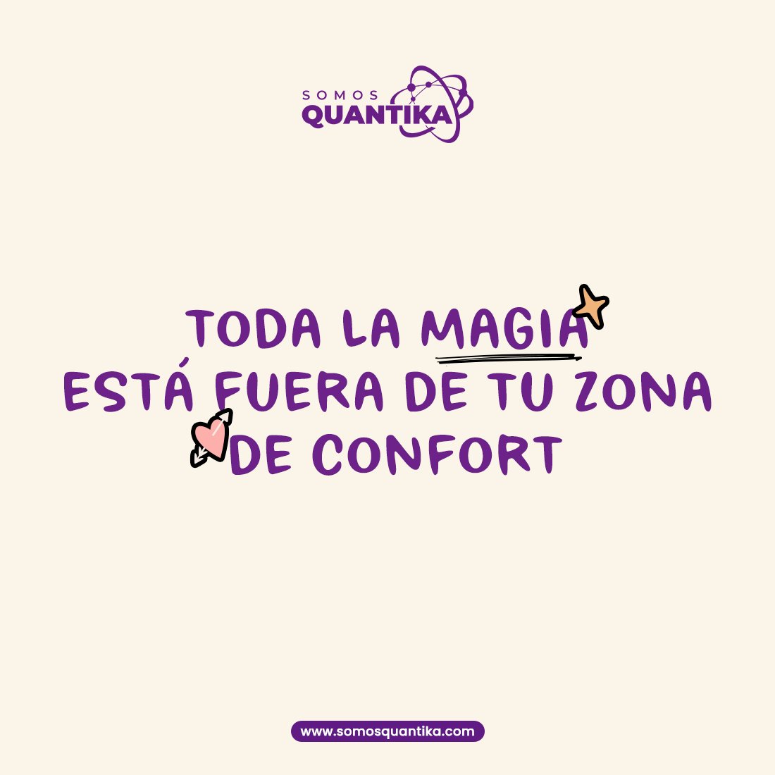 SQuantika's tweet photo. ✨ Toda la magia está fuera de tu zona de confort. 🌟 ¡Atrévete a dar el paso y descubre lo que eres capaz de lograr! ¿Estás listo para salir de tu zona de confort y crear la vida que siempre has soñado?

#Transformación #Motivación #Superación #ViveTuMejorVersión https://t.co/YVOBSWXfd3